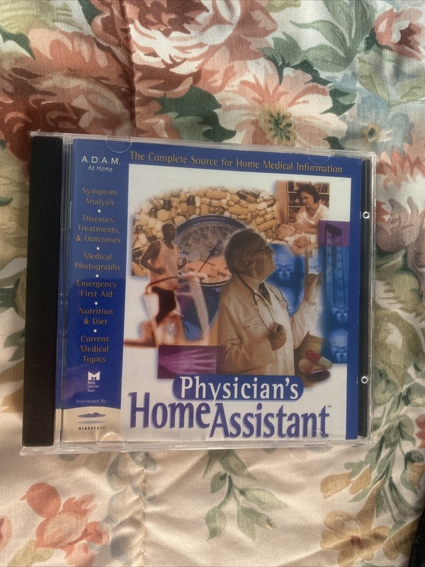 A.D.A.M. Physicians Home Assistant Old Windows PC Software – Ships Fast Same Day