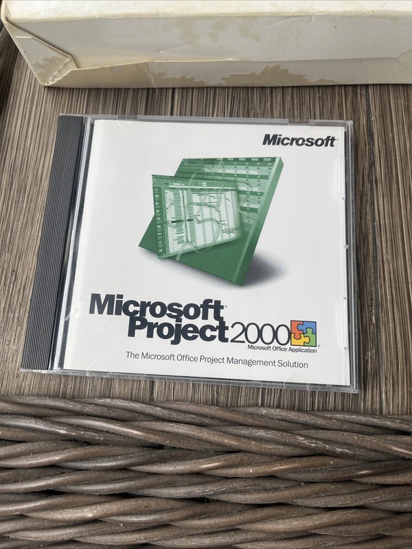 Vintage Microsoft Project 2000 SR-1 With Product CD Key gallery