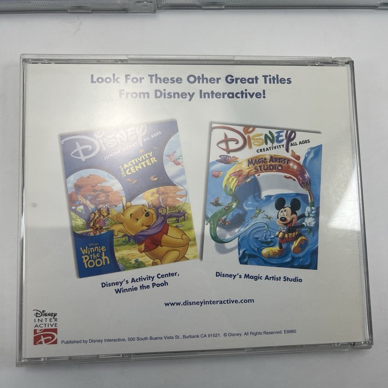 Kid Pix Deluxe Studio CD 1998 Kids Art Software & 8 Other Kid Games Fun Disney gallery