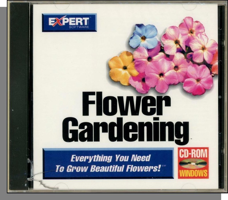 Flower Gardening – New 1995 CD-ROM for PC! Very Useful!