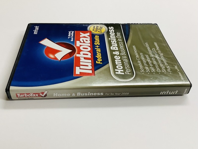 Turbotax 2008 Home & Business in One With State (Wind/Mac) FREE SHIPPING (G) gallery