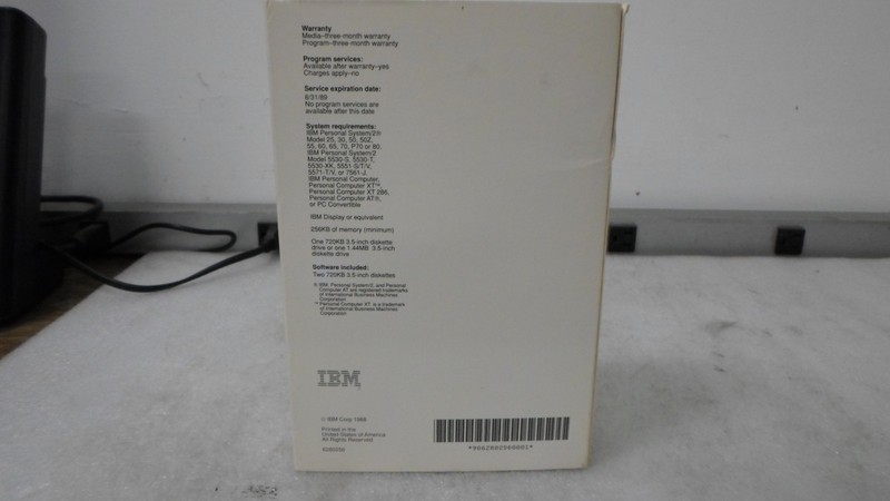 IBM Disk Operating System Version 4.00 3.5" Diskettes - Original Box gallery