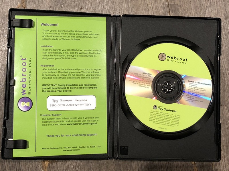 Webroot Spy Sweeper - Advanced Spyware Detection & Removal Technology CD - ROM gallery