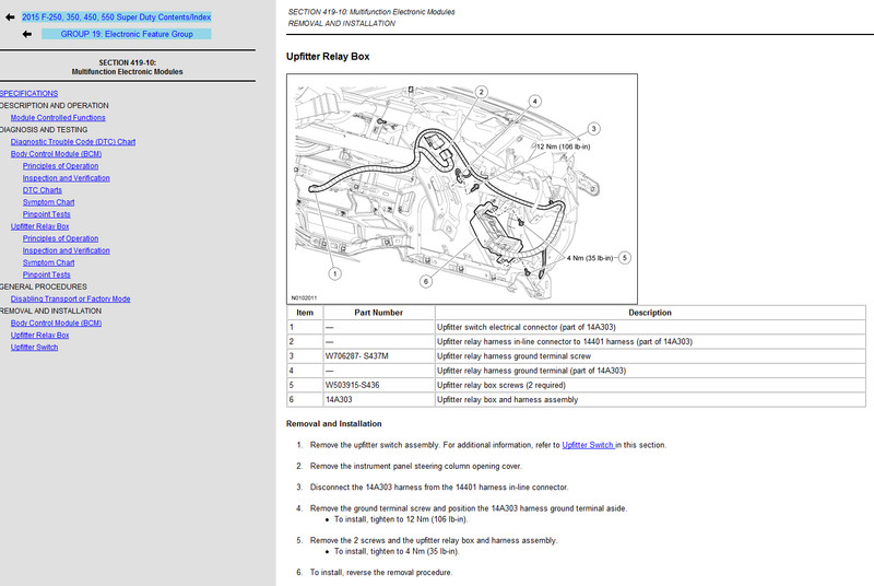 2015 Ford F250 F350 Truck Shop Service Repair Manual XL XLT King Ranch on USB gallery
