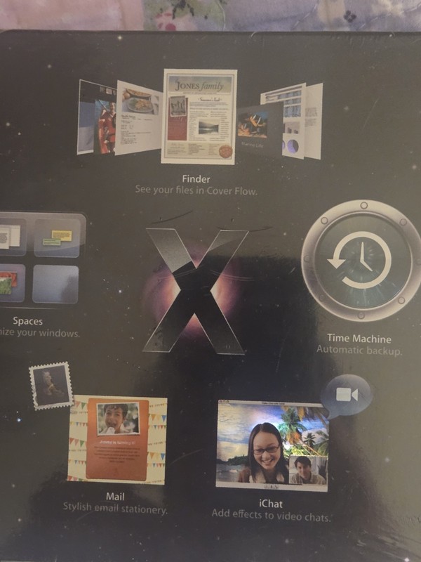 MAC OS X Leopard version 10.5 Software Apple MB427Z/A Retail NEW SEALED gallery