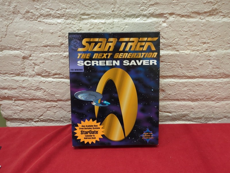 Star Trek The Next Generation 1994 Screen Saver PC/ Mac Berkely Complete 2 Disks gallery