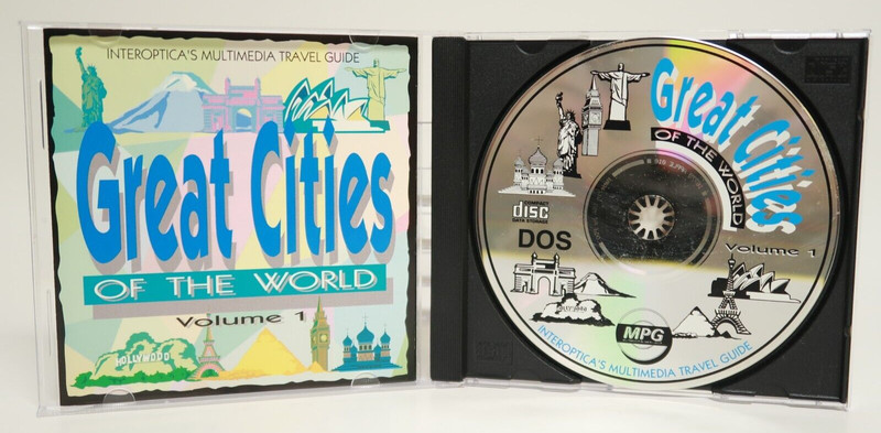Great Cities of The World Volume 1 Interoptica’s PC Computer Program Software