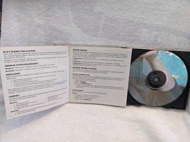 Blue's Reading Time Activities CD-ROM Windows/MAC gallery
