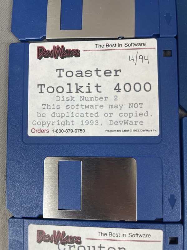 DevWare Software for Amiga - Toaster Toolkit 4000, Crouton Tools 4000, Cocoon... gallery