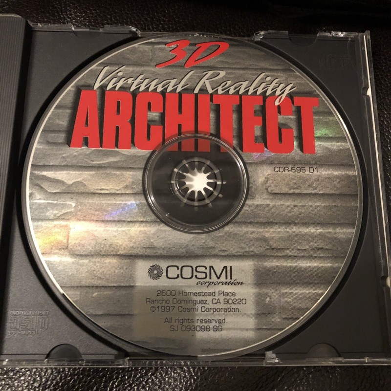 3D VIRTUAL REALITY ARCHITECT DESIGN PC CD ROM New In Open Case gallery