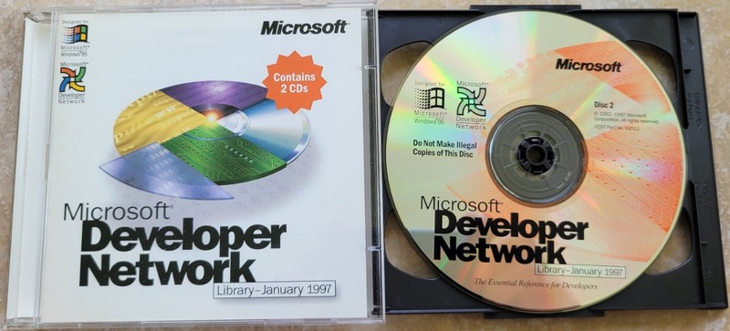 Vintage CD - Microsoft Developer Network, Software Library gallery