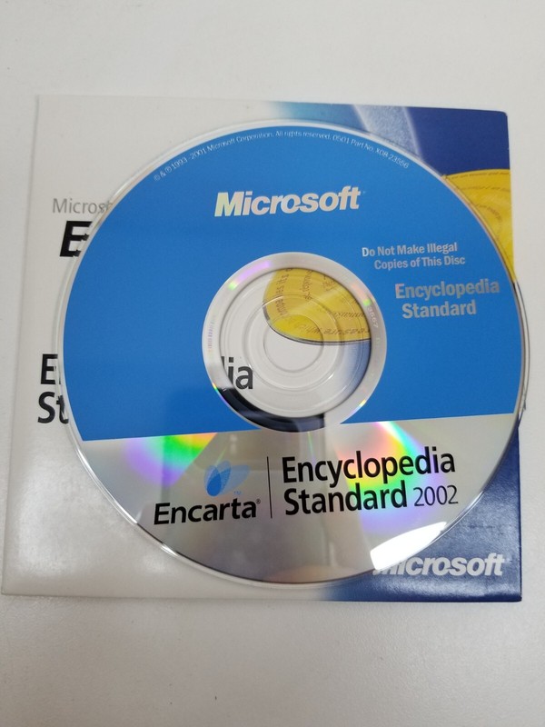 Microsoft Encarta Standard 2002 Encyclopedia: Windows PC NEW / Factory Sealed gallery