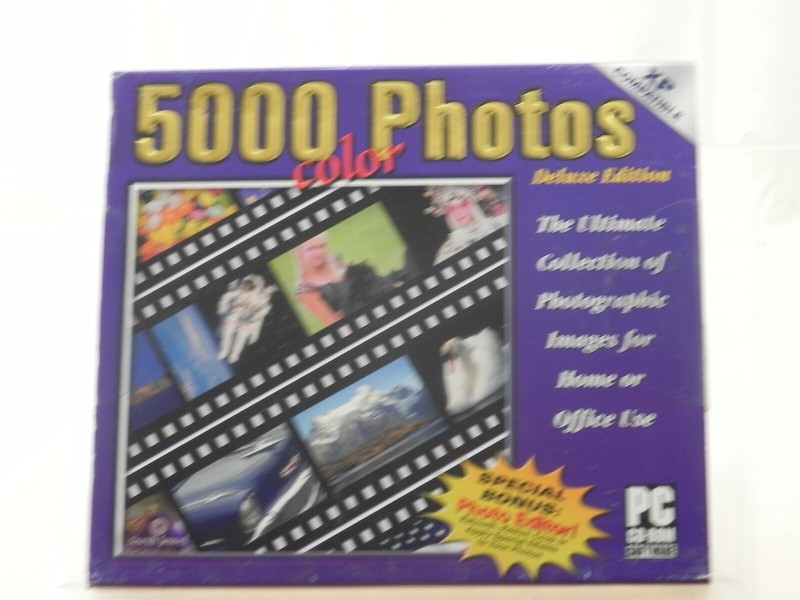 5000 Color Photos Deluxe Edition CD-ROM Ultimate Collection for Home/Office Use