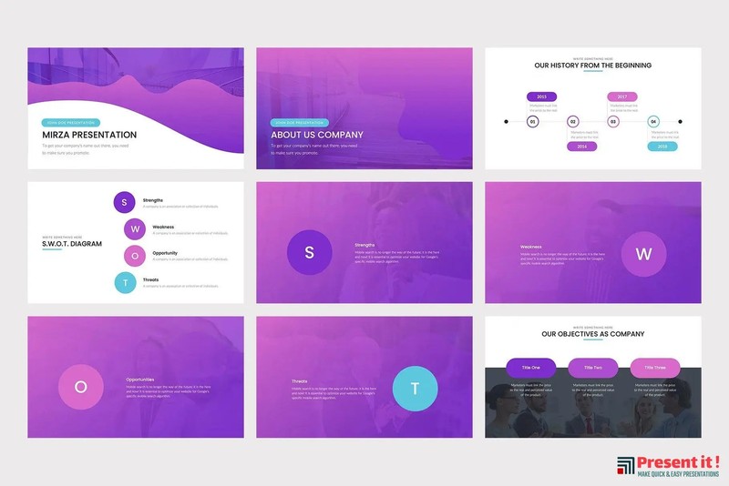 Mirza Premium Business Google Slides gallery
