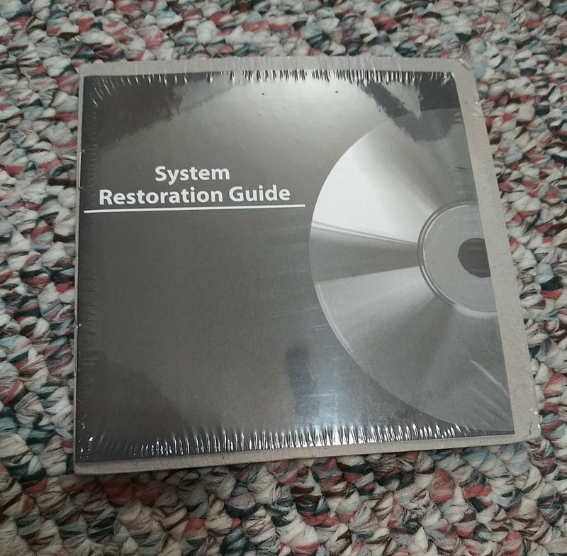 Gateway Restore DVD Applications Drivers & Operating System AAHR50200009G1