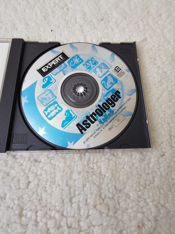 Vintage 1997 Expert Software Astrologer CD-ROM windows 95 gallery