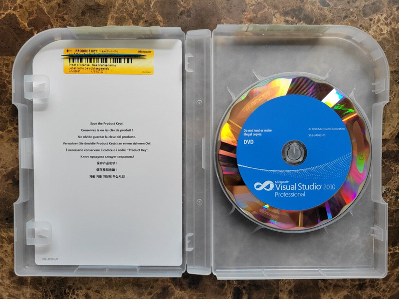 Microsoft Visual Studio 2010 Professional Full Version RETAIL Box gallery