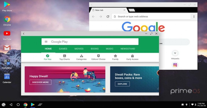 PrimeOS Android for Laptops/PCs bootable and installable flash drive gallery
