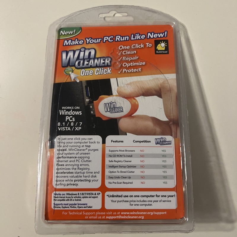 Win Cleaner One Click Professional USB Computer Clean Repair for PC Laptop (NEW) gallery