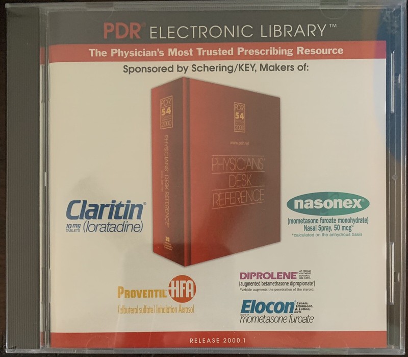 PDR ELECTRONIC LIBRARY (2000 PC CD-Rom) NEW! Physicians Reference Desk