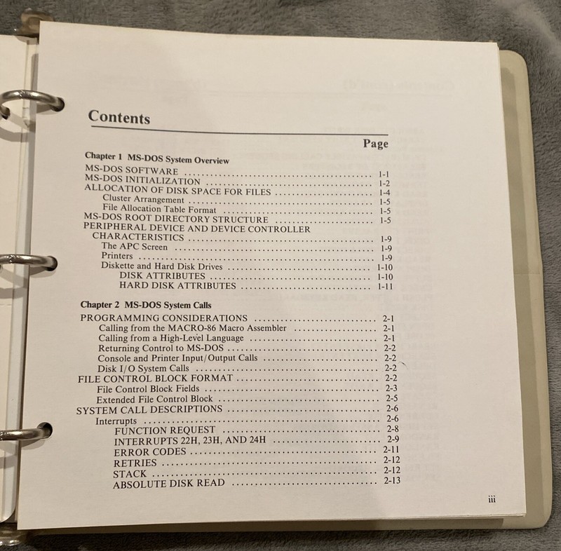 NEC MS-DOS User’s Guide, Reference Guide V 2.11 Software on 8” Floppy Disks APC gallery