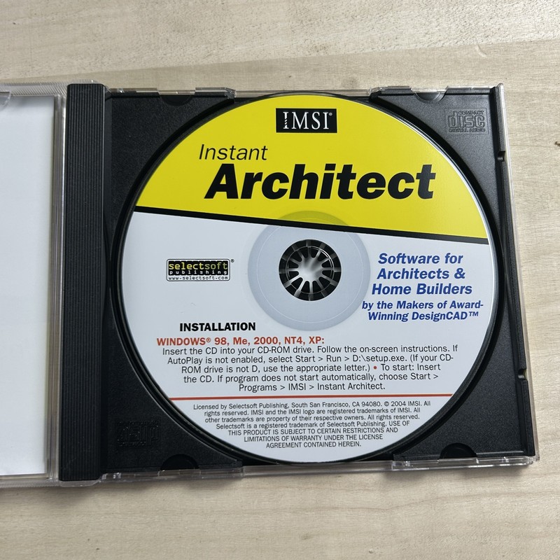 IMSI Instant Architect CD-ROM Software for Windows 98 Me 2000 NT4 XP Home Design gallery