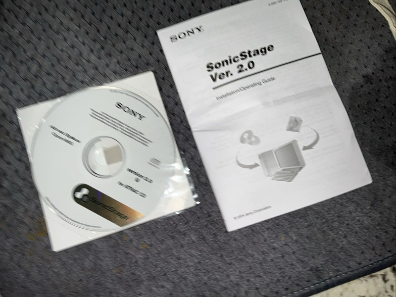 Sony SonicStage Atrac3plus OpenMG Version 2.0U + GUIDE For Walkman CD-ROM gallery
