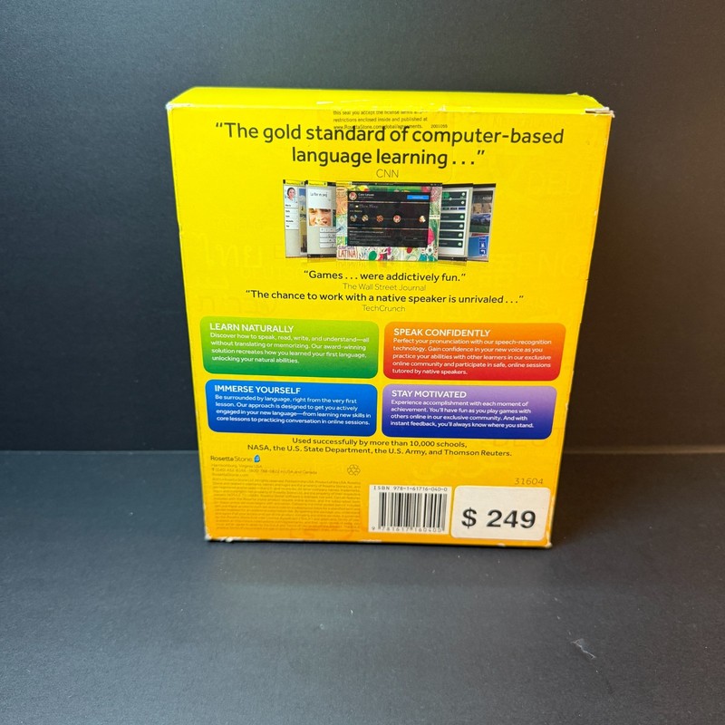 Rosetta Stone Italiano Version 4 Level 1-5 1, 2, 3, 4, 5 Learn Italian gallery