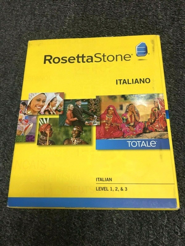 Rosetta Stone Italian Language Course, Level 1, 2, 3 Set of CDs *used gallery