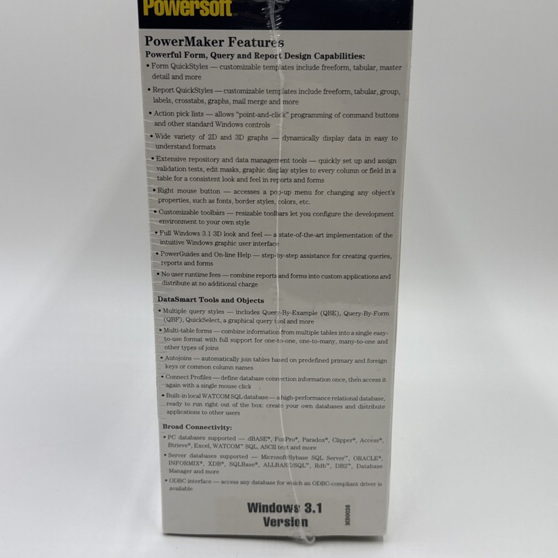 Powersoft Power Maker Windows 3.1 Version, New Sealed gallery