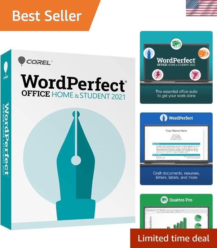 WordPerfect Home & Student 2021 – Powerful Office Suite with Oxford Dictionary