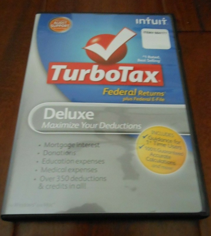 2012 TurboTax Deluxe Federal + E-file + State Intuit