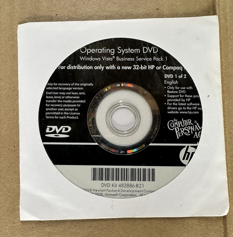20 DISC LOT HP Restore Plus MICROSOFT WINDOWS Operating System INSTALLATION DVDs gallery