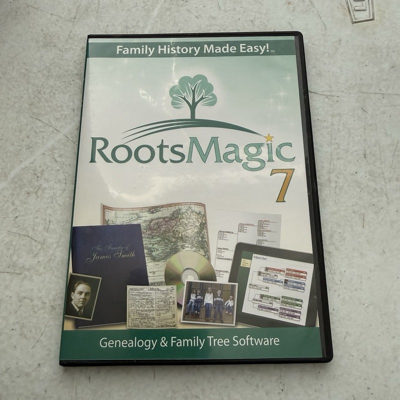RootsMagic 7 Family Tree Genealogy CD Roots Magic 2015