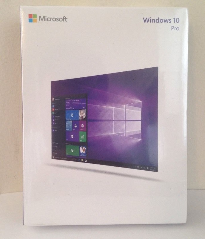 Microsoft Windows 10 Professional,SKU FQC-08788,Sealed Box,32-bit,64-bit,USB 3