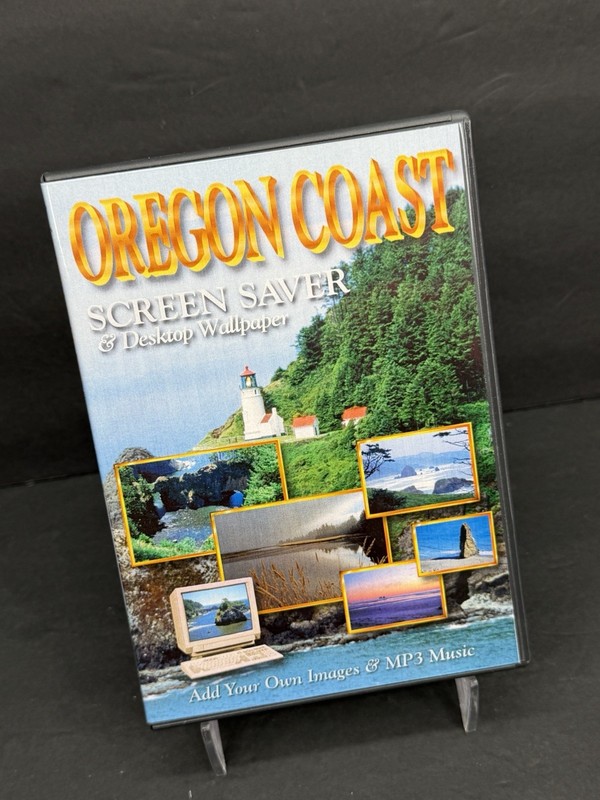 OREGON COAST Screen Saver & Desktop Wallpaper (Cd-Rom, 2002) Nature