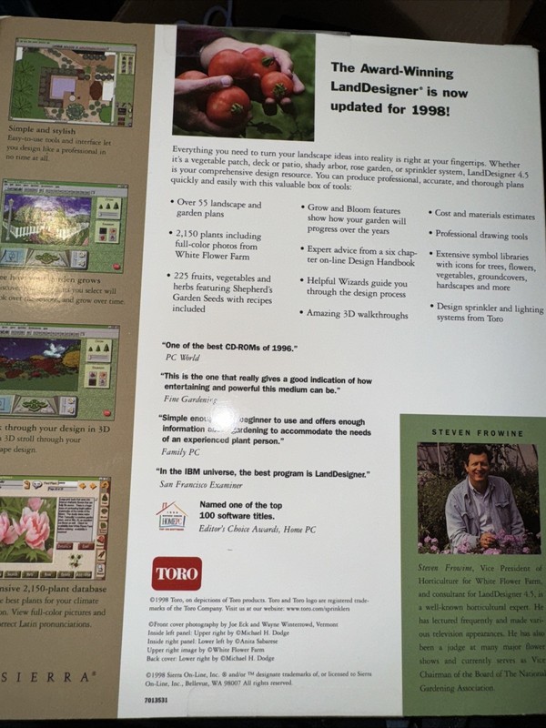 Land Designer 3D 4.5 - 1998 - Windows 95 - VINTAGE gallery
