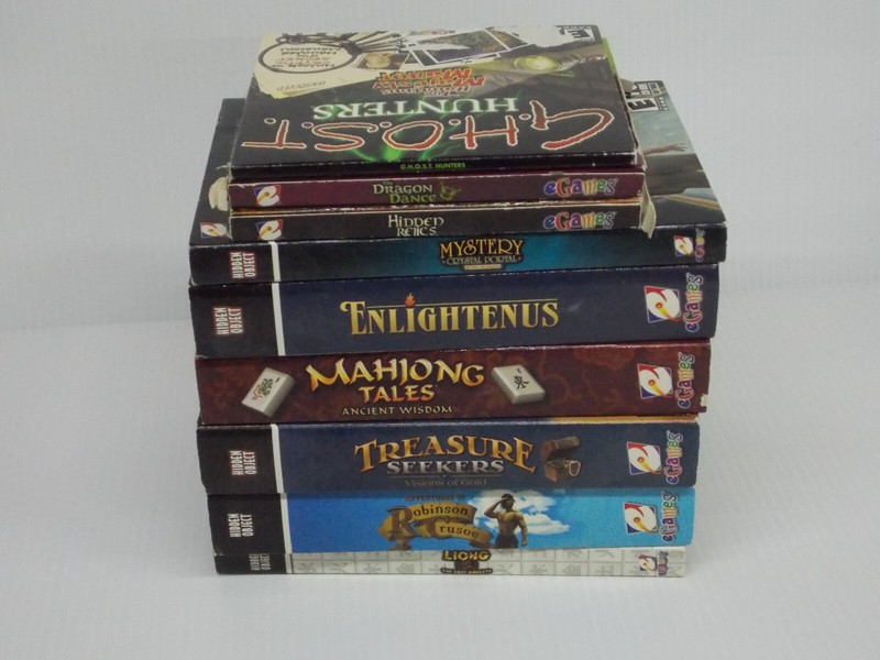 LOT OF 9 Hidden Objects Game Sequel PC Games Puzzles Mixed eGames Computer gallery