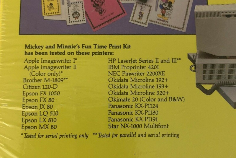Mickey & Minnie’s Fun Time Print Kit NIB gallery