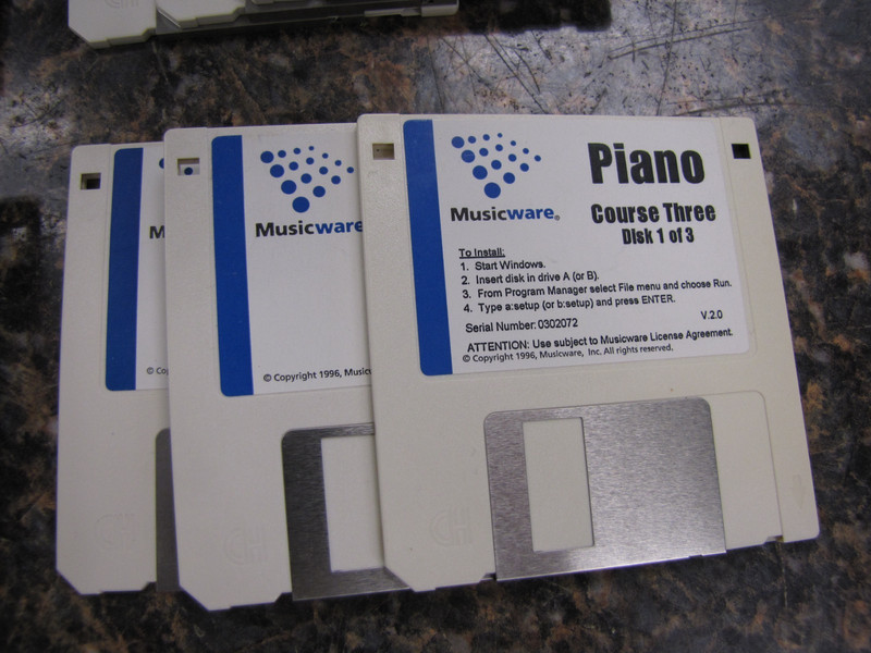 Lot (40) Vintage Musicware Software Music Lab Piano Sing 3.5" Disks Learn How gallery