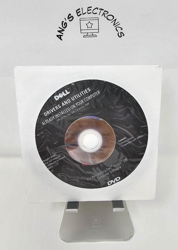Dell Vostro 230 Reinstalling Drivers & Utilities DVD Software – VDTK2 Rev. A00