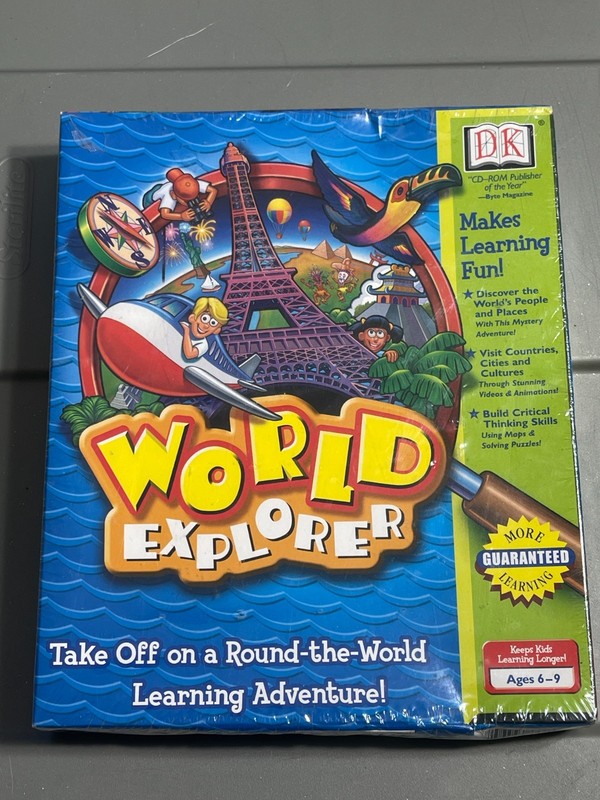 NEW SEALED – DK Dorling Kindersley World Explorer Computer Software (PC, CD-ROM)