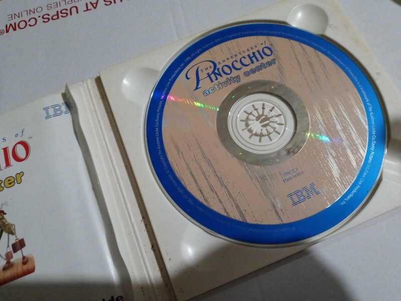 The Adventures Of Pinocchio: Activity Center PC MAC CD IBM b 1996 90s Vitage gallery