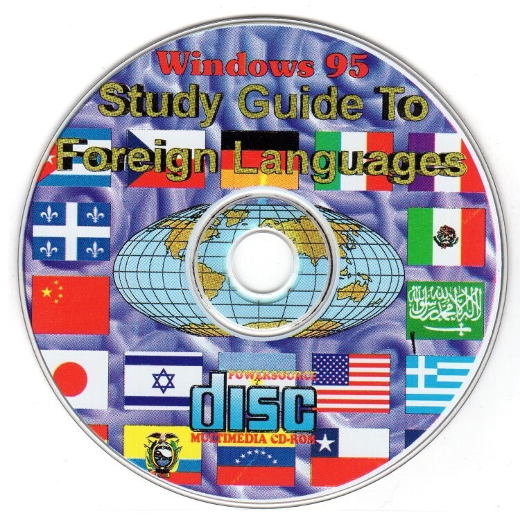 Study Guide To Foreign Languages CD-ROM for Windows – NEW CD in SLEEVE