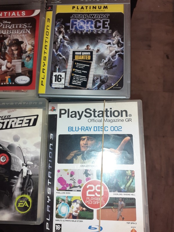 sony playstation software PS3 5 games gallery