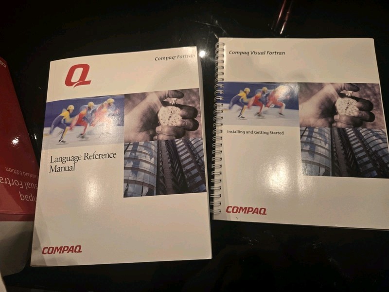 Rare In Box Compaq Visual Fortran Standard software Ver 6.6a on CD - Windows gallery