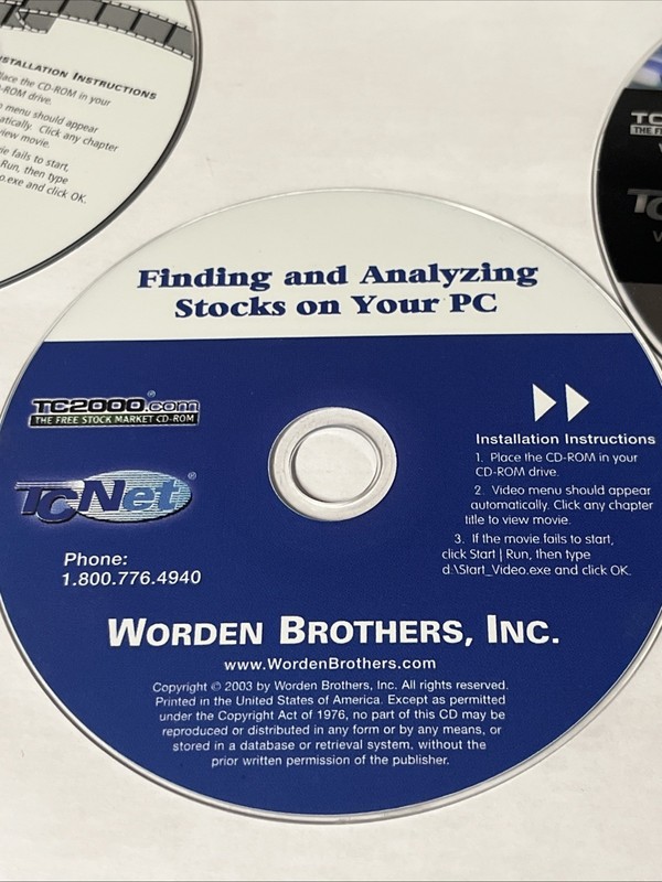TC2000 Simple Tool For Finding, Organizing & Charting Winning Stocks On PC CD-rm gallery