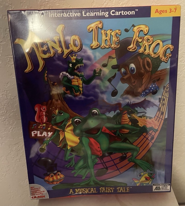 Menlo The Frog: A Musical Fairy Tale Interactive Learning Cartoon (Mac/PC) NEW