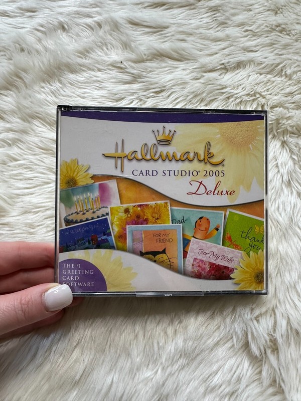 Hallmark Card Studio Deluxe 2005 Software, Windows 98 CD-ROM, 3 Disc Set