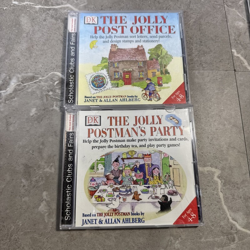 The Jolly Post Office & Jolly Postman’s Party DK Multimedia CD-ROM 1997 Rare